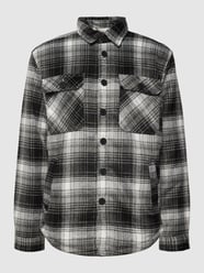 Hemdjacke mit Allover-Muster von MCNEAL Grau - 10