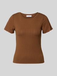 T-shirt van viscosemix met ronde halsuitsnijding van Rich & Royal - 19