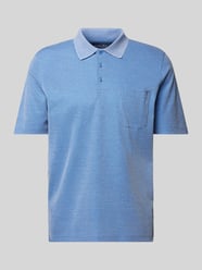 Regular fit poloshirt met borstzak van Christian Berg Men - 38