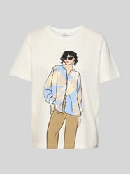 Regular fit T-shirt van puur katoen van s.Oliver RED LABEL - 19