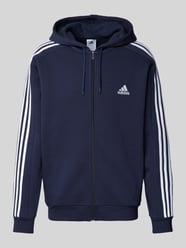 Sweatjacke mit Label-Stitching von ADIDAS SPORTSWEAR Blau - 36