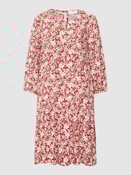 Blousejurk met all-over motief, model 'Flower' van s.Oliver RED LABEL Rood - 27