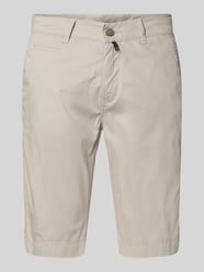 Regular Fit Shorts mit Gesäßtaschen Modell 'Strasbourg' von Pierre Cardin Beige - 32