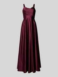 Abendkleid mit gelegten Falten von Laona Rot - 17