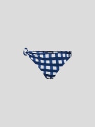 Bikini-Hose mit Vichy-Karo von Jacquemus Blau - 11