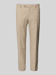 Slim Fit Anzughose in melierter Optik Modell 'Paco' von CG - Club of Gents Beige - 17
