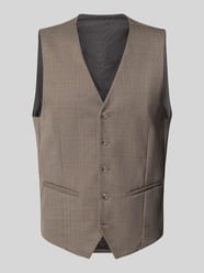 Regular Fit Anzugweste aus Wolle mit Leistentaschen von HECHTER PARIS Beige - 4