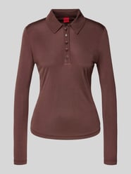 Slim Fit Langarmshirt aus reiner Viskose Modell 'DAROSEVIL' von HUGO - 44