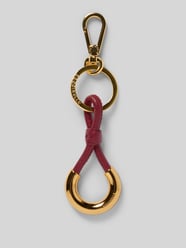 Sleutelhanger met gegraveerd label, model 'LISBET' van Coccinelle Bordeaux - 32
