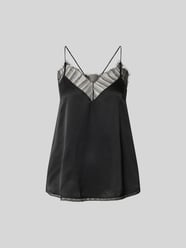 Top mit Spitzenbesatz von Iro - 28