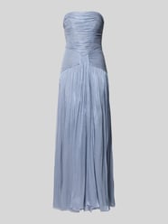 Sukienka wieczorowa z marszczeniami od LUXUAR FASHION - 11