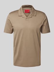 Poloshirt mit V-Ausschnitt Modell 'Dimerspolo' von HUGO - 21