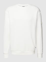 Sweatshirt mit Strukturmuster Modell 'Taras' von JOOP! Collection Weiß - 31