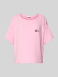 Oversized Sweatshirt mit Label-Print Modell 'ATUBAY' von American Vintage Pink - 1