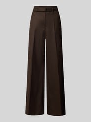 Straight Fit Bundfaltenhose mit Gürtel von Raffaello Rossi - 34