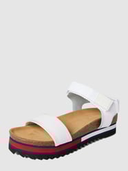Sandalen met logopatch van Tommy Jeans Wit - 16
