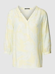 Blusenshirt aus Viskose von comma Gelb - 10