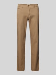 Slim Fit Chino mit französischen Eingrifftaschen Modell 'Fabio' von Brax Beige - 42