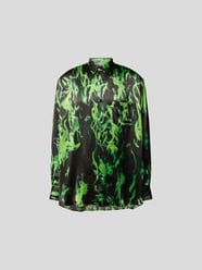 Freizeithemd mit Umlegekragen  von VETEMENTS Grau / Schwarz - 14