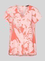 Blusenshirt aus Viskose mit V-Ausschnitt von comma - 6