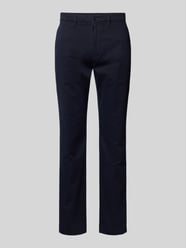 Regular Fit Chino mit Knopfverschluss von Tommy Hilfiger Blau - 31