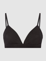 Bralette aus Mesh mit Glitter-Effekt Modell 'Twiggie' von Becksöndergaard Schwarz - 10