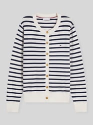 Kardigan rozpinany o kroju regular fit z mieszanki bawełny z złotymi guzikami od Tommy Hilfiger - 25