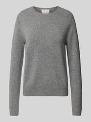 Kaschmirpullover mit Rundhalsausschnitt von Hemisphere Grau - 10