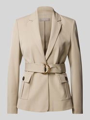 Blazer mit Reverskragen von Christian Berg Woman Selection Beige - 22