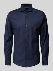 Slim Fit Business-Hemd mit Haifischkragen Modell 'Pares' von JOOP! Collection Blau - 10