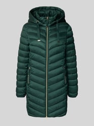 Płaszcz pikowany z kapturem od Christian Berg Woman Selection - 21