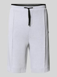 Szorty sportowe o kroju regular fit z bawełną od BOSS Green - 44