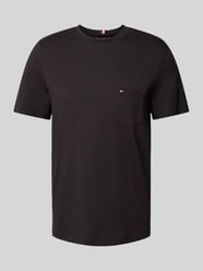 T-Shirt mit Brusttasche von Tommy Hilfiger Schwarz - 41