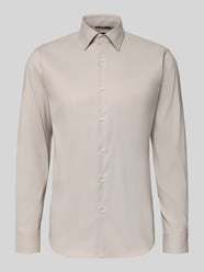 Regular Fit Businesshemd aus Stretch-Twill Modell 'P-JOE-KENT-C1-222' von BOSS Beige - 21