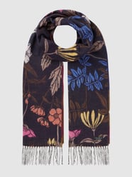 Schal mit floralem Muster von Fraas Grau / Schwarz - 7