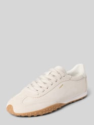Sneakers van echt leer met logodetail model 'Bridge' van HOFF - 12
