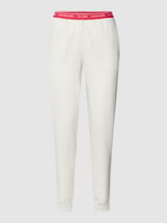 Spodnie sportowe z paskiem z logo model ‘JOGGER’ od CK One Szary - 29