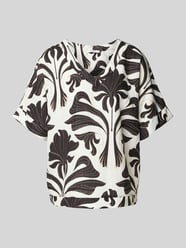 Blusenshirt mit V-Ausschnitt von ZABAIONE - 35
