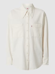 Jeansblouse van een mix van katoen en hennep, model 'Jadon' van Levi's® Wit - 5