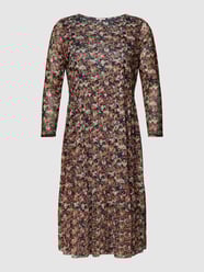 PLUS SIZE midi-jurk met bloemenmotief van Tom Tailor Plus Wit - 43