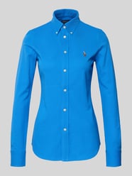 Overhemdblouse met labelstitching van Polo Ralph Lauren - 7