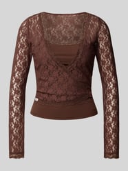 Longsleeve in Layering-Optik Modell 'Sylva' von OH APRIL - 30