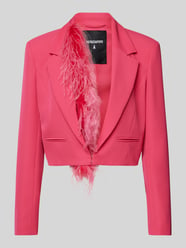 Cropped Blazer mit Hakenverschluss von Patrizia Pepe Pink - 31