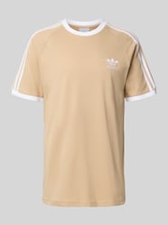 T-shirt met labelstitching van adidas Originals Beige - 20