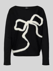 Relaxed fit pullover van viscosemix van s.Oliver BLACK LABEL - 45