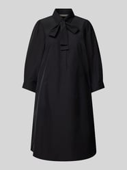 Knielanges Kleid mit Schluppe von Christian Berg Woman Selection Schwarz - 38