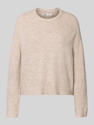 Sweter z dzianiny o kroju regular fit z okrągłym dekoltem model ‘SIMONI’ od Only - 39