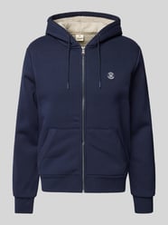 Sweatjacke mit Kapuze Modell 'BLUMASON' von Jack & Jones Premium Blau - 1