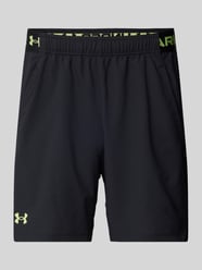 Regular fit korte broek met elastische band met label van Under Armour - 9