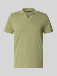 Koszulka polo w kroju slim fit z dekoltem w serek od MCNEAL - 7